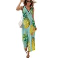 thumbnail image 1 of Lunarable Pineapple King Size Sleeveless Dress Dresses Summer Women Dresses Clothing Woman Dresses Dress, 1 of 7