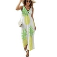 thumbnail image 1 of Lunarable Pineapple Sleeveless Dress Female Clothing Dress Women Summer 2025 Dress, 1 of 6