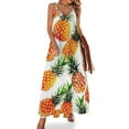 thumbnail image 1 of Lunarable Pineapple Sleeveless Dress Woman Fashion Long Dresses Women's Summer Suit Dress Summer 2025 Women, 1 of 7