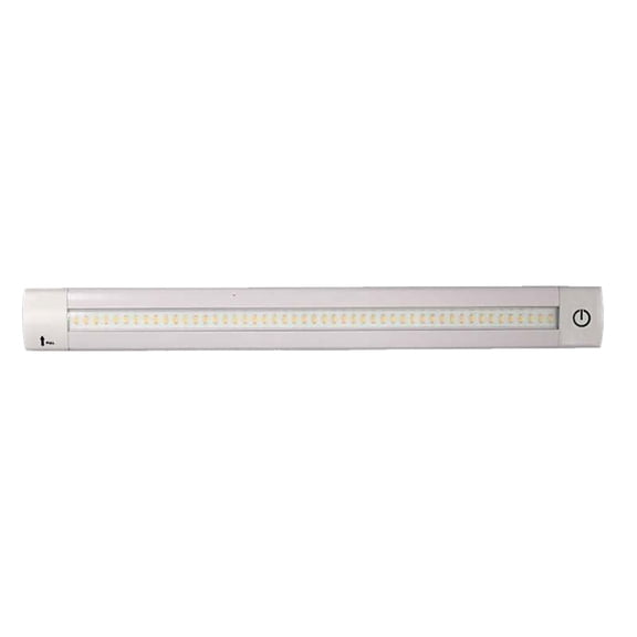 Lunasea Lighting LLB-32LW-01-00 Lunasea Adjustable Linear Led Light W/built-in Dimmer - 20" Warm White W/switch