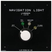 Lunasea Lighting LLB-53SW-81-00 Tri, Anchor, Flash Fixture Switch
