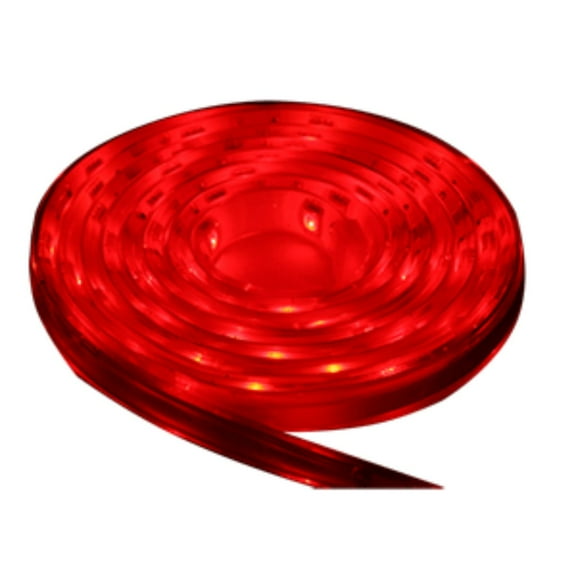 Lunasea Lighting 10917114 Lunasea Flexible Strip Led - 5m W/connector - Red - 12v