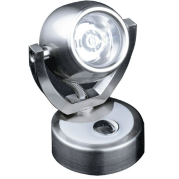 7" Gray and White LED Wall Mount Rotating Brushed Housing Light