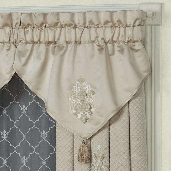 Lunata Ascot Valance Sand 40 x 21 Ascot Valance 40 x 21 Inches