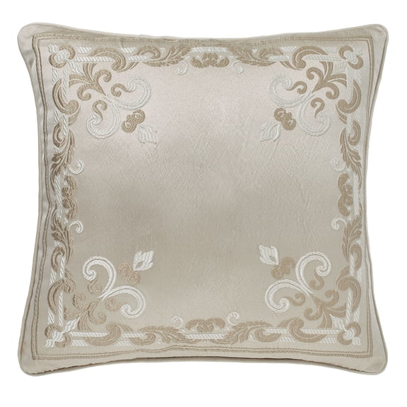 Lunata Framed Pillow Sand 18" Square Piped Square Pillow