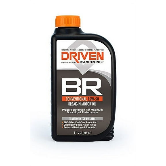 Lunati 00106 15W-50 Driven High Zinc Break-in Oil, 1 Quart