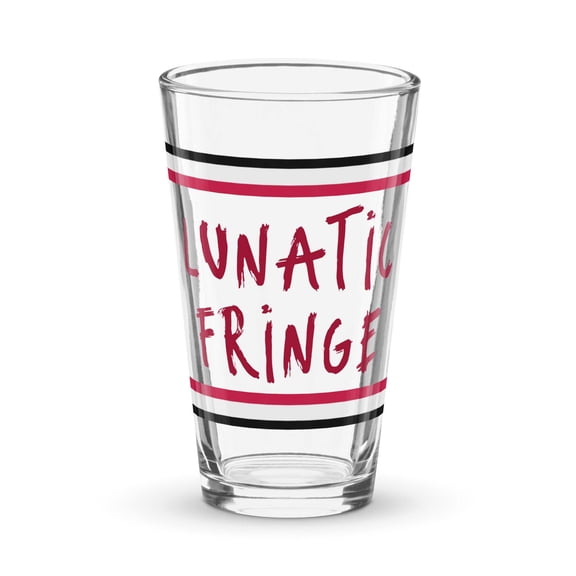 Lunatic Fringe Pint Glass