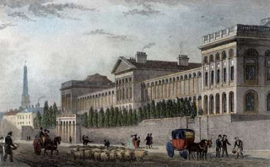 Lunatic Hospital St Lukes Canvas Art - Thomas Hosmer Shephard (24 x 36)