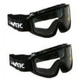 thumbnail image 1 of Lunatic, L-100, 2 Pack Adult ATV/MX Goggles - Black - Single Lens, 1 of 1