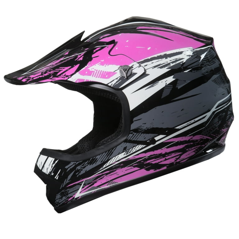 Youth pink atv helmet new arrivals