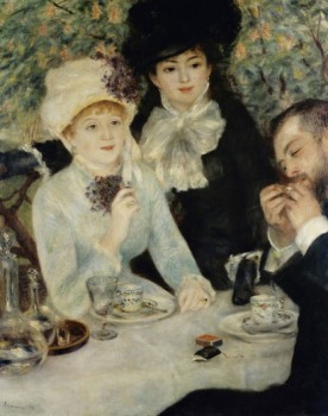 After Lunch 1879 Pierre-Auguste Renoir (1841-1919French) Oil on Canvas Stadel Art Institute Frankfurt am Main Germany Canvas Art - Pierre-Auguste Renoir (18 x 24)