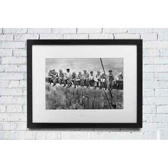 Lunch Atop A Skyscraper, Iconic Image, Inspirational Photo, Motivational Picture, Gallery Wall Art