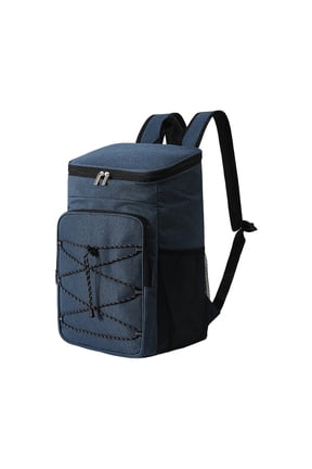 Lunch Backpack for Men, Insulated Cooler Backpack Lunch Box Backpack, Water Resistant Computer Daypack College Laptop Backpack for Travel Picnic Work, Black