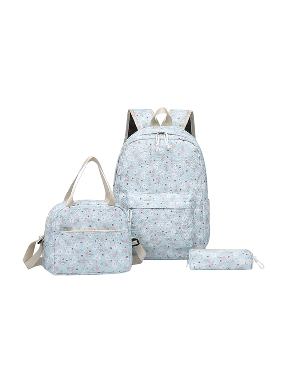 Lunch Backpack for Students, Large Capacity Lightweight School Backpack with Insulated Lunch Bag, Casual Bookbag for Travel and Daily Use