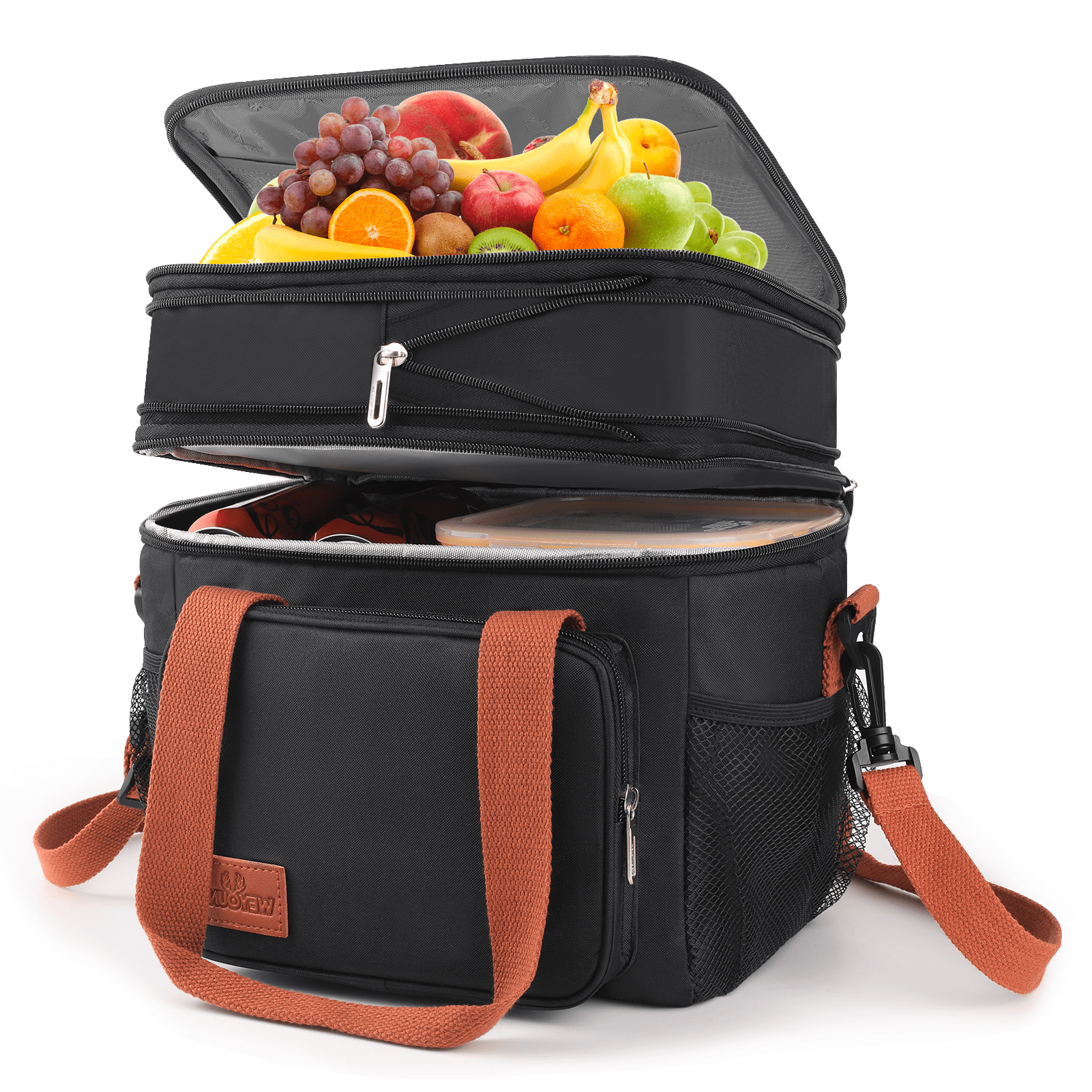 brand VEST Kids Double Decker Cooler Insulated Lunch Bag Large Tote for  Boys, Girls, Men, Women, with Adjustable Strap, Shark - AliExpress
