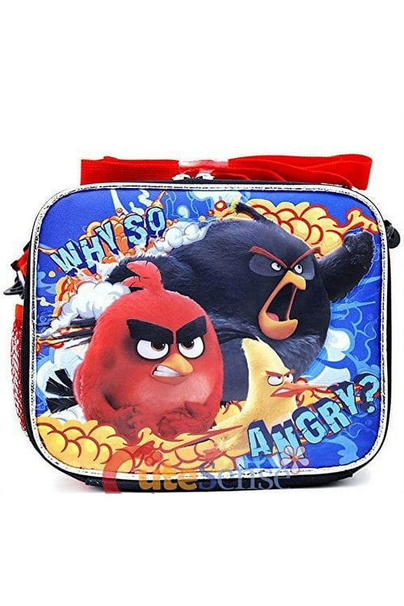 Lunch Bag - Angry Birds - Movie Why so Angry Black New 134727