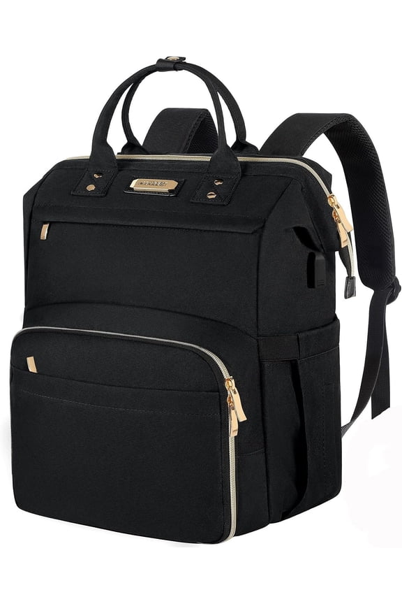 Lunch Bag Backpack, Insulated Cooler Backpack Lunch Box Laptop Backpack with USB Port for Women Men Fits 15.6 Inch Laptop