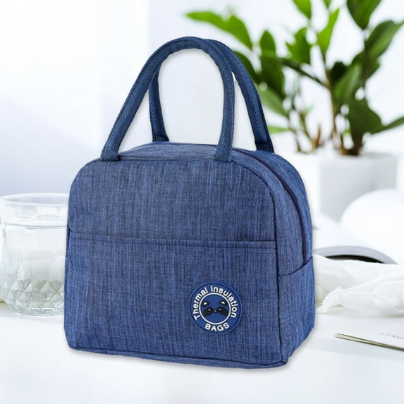 Portable Thermal Insulated Lunch Bag with Aluminum Foil Layer for Maximum Food Freshness