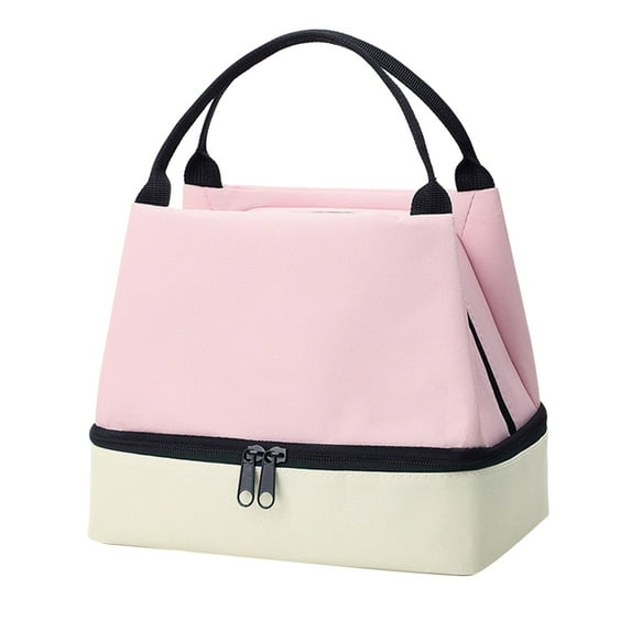 Lunch Bag - Bento Case - Lunch Box Bag Pink(1X Lunch Bag - Pink)