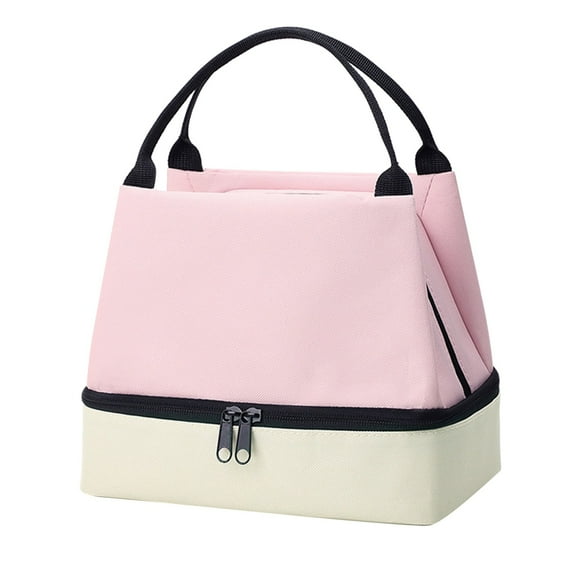 Lunch Bag - Bento Case - Lunch Box Bag Pink(1X Lunch Bag - Pink)