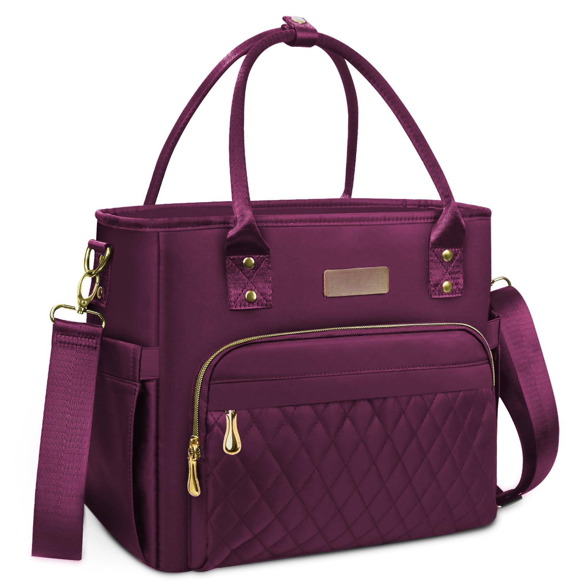 Lunch Bag Box Women - Leakproof Insulated Cooler For Large Tote Bags Adults  Purple