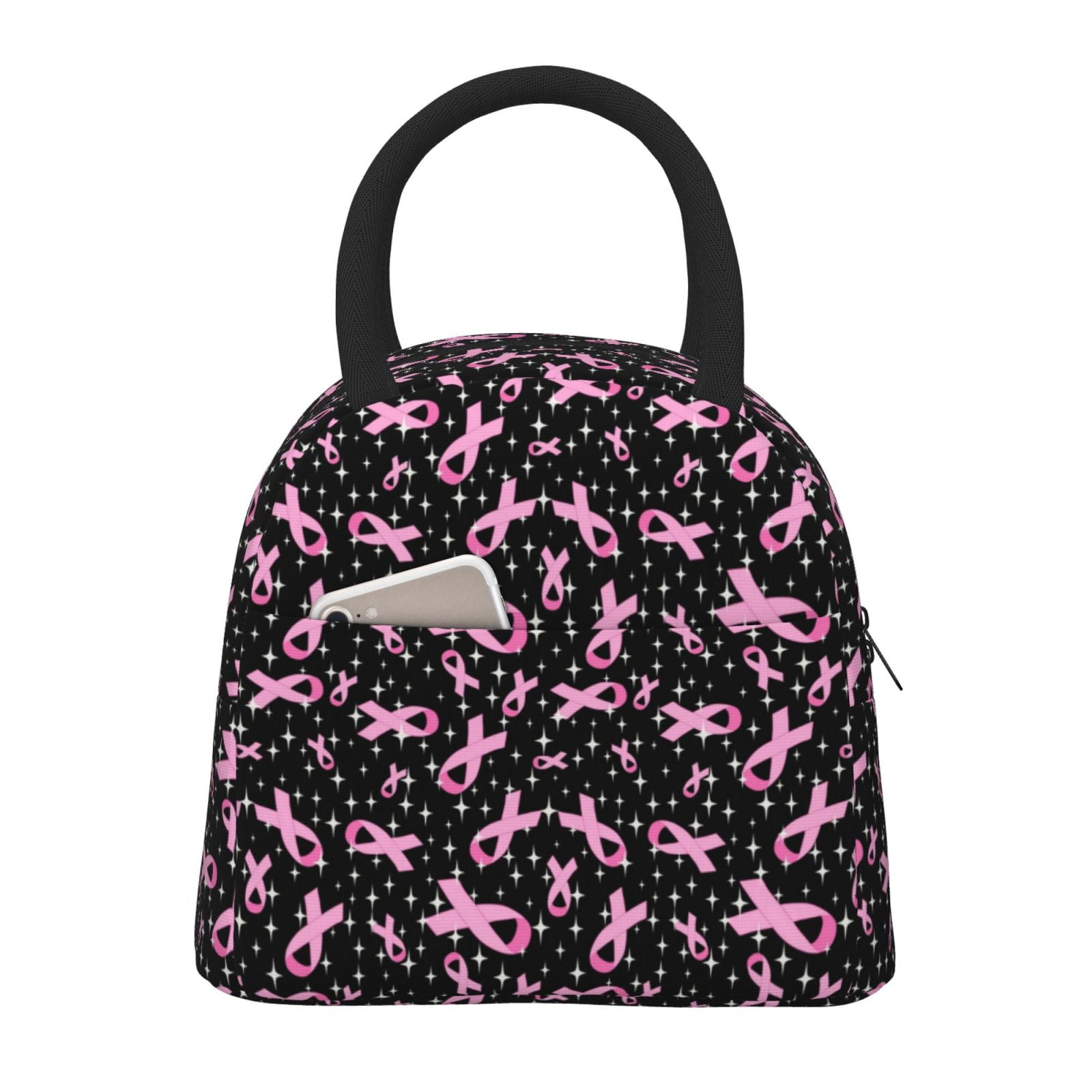 Lunch Bag Breast Cancer Awareness E Insulated Lunch Bag Cooler Bag Lunch Box Lunch Bag for Women Men Adult Large Capacity Reusable Leakproof Lunch Tote for Work Office Picnic Travel Walmart
