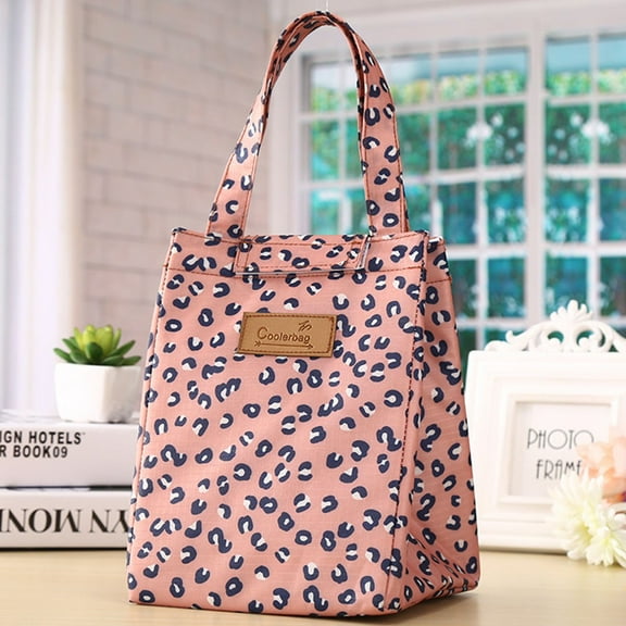 Lunch Bag Lunch Box for Women Portable Insulated Lunch Bag Small Cooler Bag Reusable Handbag Bento Bag Lunch Picnic Carry Tote Storage Case Box