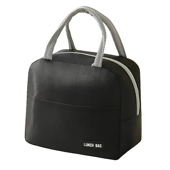 Lunch Bag Clearance Portable Insulated Lunch Tote Leakproof Lunch Box Lunch Cooler Container for Work School Travel Picnic Black