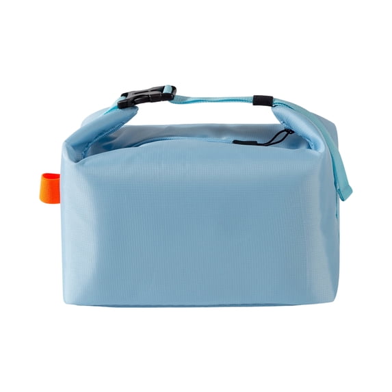 Lunch Bag, Collapsible Lightweight Blue Portable Insulated Lunch Tote, 1 Pack For Work Office School Picnic Travel, Reusable Food Storage Carrier To Keep Meals Fresh For Adults Kids