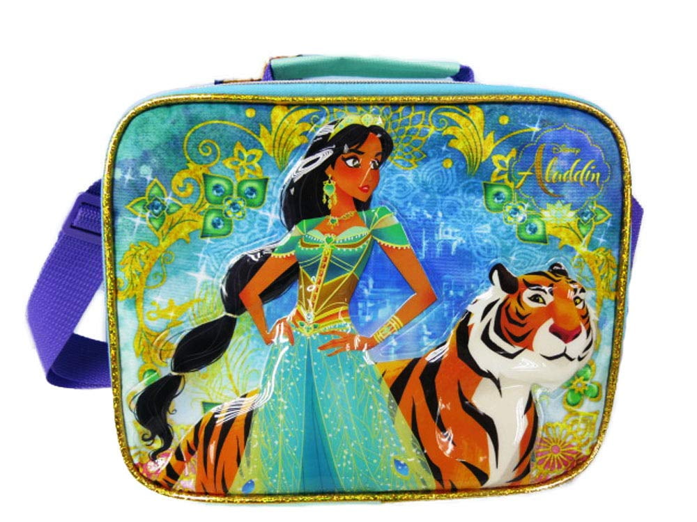 Licensed Disney's Princess Jasmine Insulated Lunch Box with Adjustable Shoulder Straps, Women's, Size: 9.5