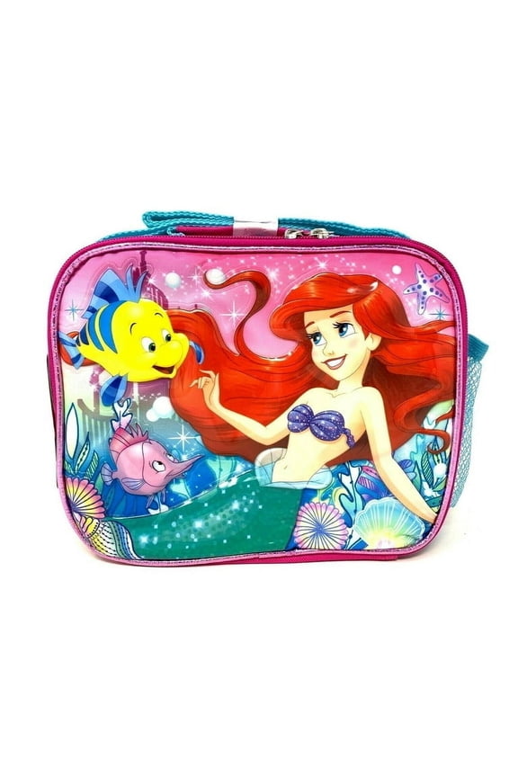 Lunch Bag - Disney - The Little Mermaid - Ariel Blue & Pink New 000741