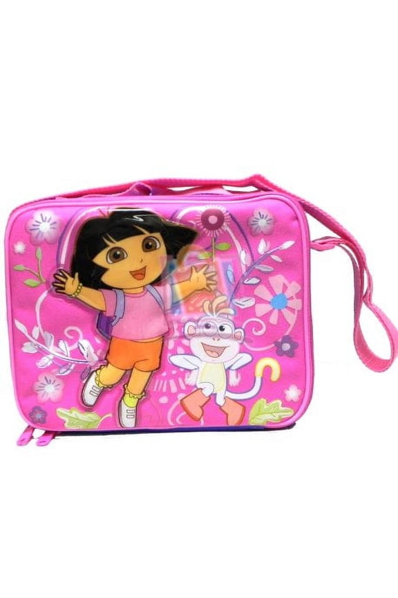 Lunch Bag - Dora The Explorer - w/Boots Kit Case New 822054
