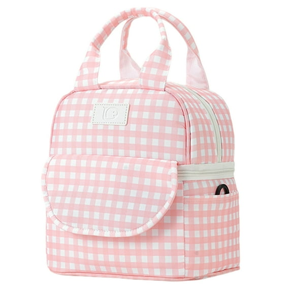 Lunch Bag For Women, Insulated Womens Lunch Bag For Work, Large Lunch Box For Women With Two Matching Containers, Lunch Bag - Pink