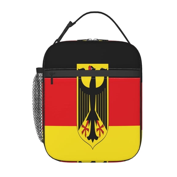 Lunch Bag For Women Men Insulated Portable Lunch Box Bento Box Office Picnic Travel Cooler Bag Germany German Flag
