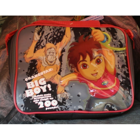 Lunch Bag - Go Diego Go - Diego w/ Monkey New 810594