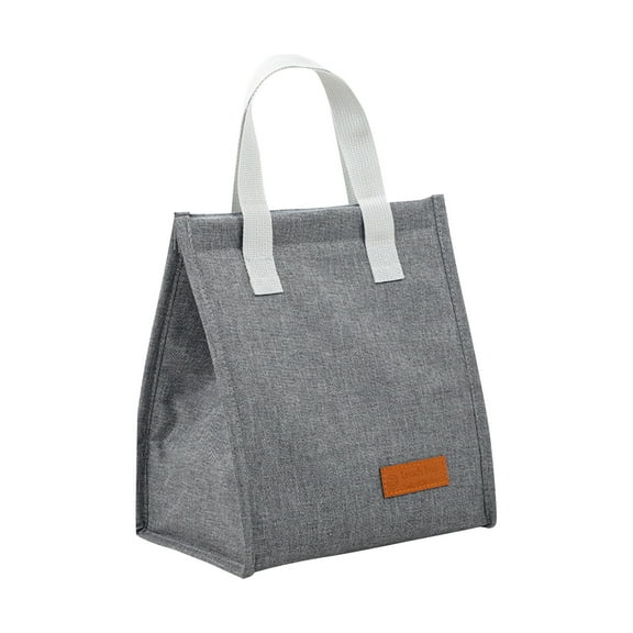 Lunch Bag Insulated, Insulated Lunch Tote, 12X9 In, Poly Canvas, Temperature Retention, Daily Commuting, 1 Pc