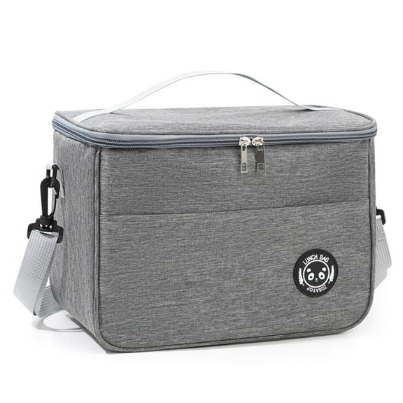 Lunch Bag Insulated Lunch Box Resuable for Adult Men Women Large Leakproof Tote Gray