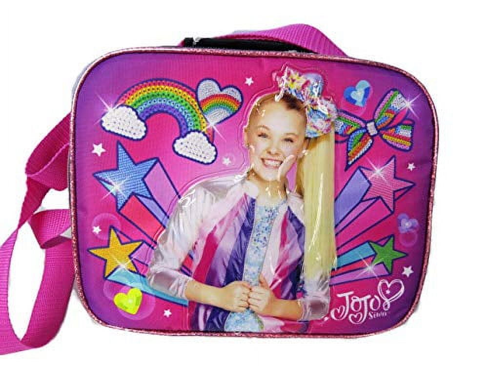 Lunch Bag - JoJo Siwa - Colourful Bow Pink New 008501 - Walmart.com