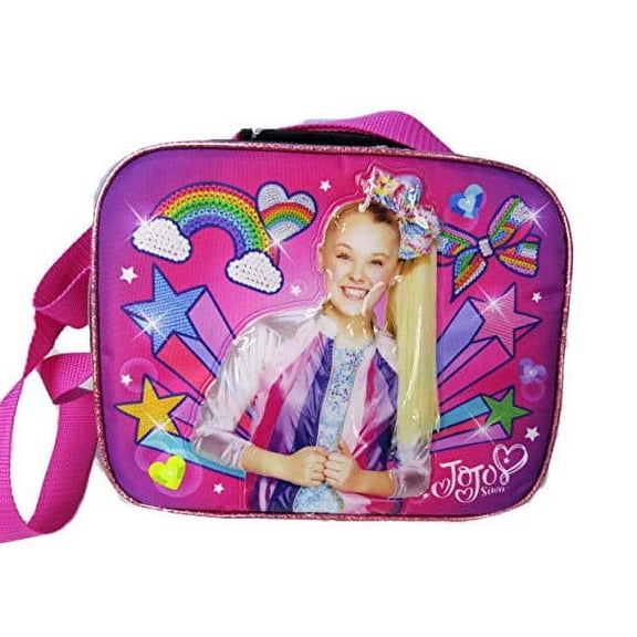 Lunch Bag - JoJo Siwa - Colourful Bow Pink New 008501