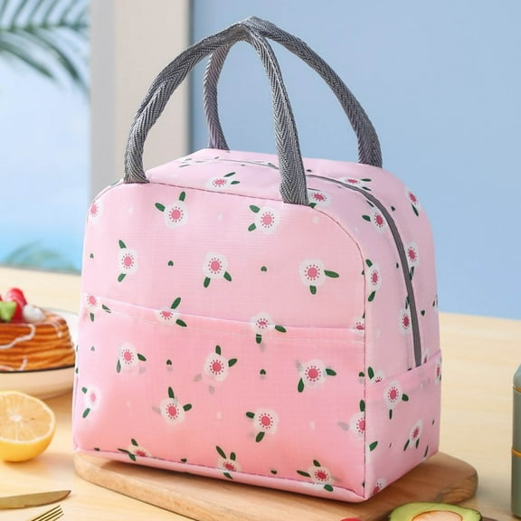 Lunch Bag,Lunch Bag Insulated Lunch Box Women's Lunch Tote With Front Pocket Reusable Insulated Bag Women's Lunch Box Men's Work Picnic