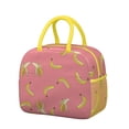 thumbnail image 1 of Lunch Bag Lunch Box for Women Reusable Insulated Lunch Bags,Water-Resistant Banana Pattern Cooler Lunch Tote Bag, Large Capacity for Work Travel Picnic, 1 of 6