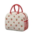 thumbnail image 1 of Lunch Bag Lunch Box for Women Reusable Insulated Lunch Bags,Water-Resistant Fruits Strawberry Pattern Cooler Lunch Tote Bag, Large Capacity for Work Travel Picnic, 1 of 6