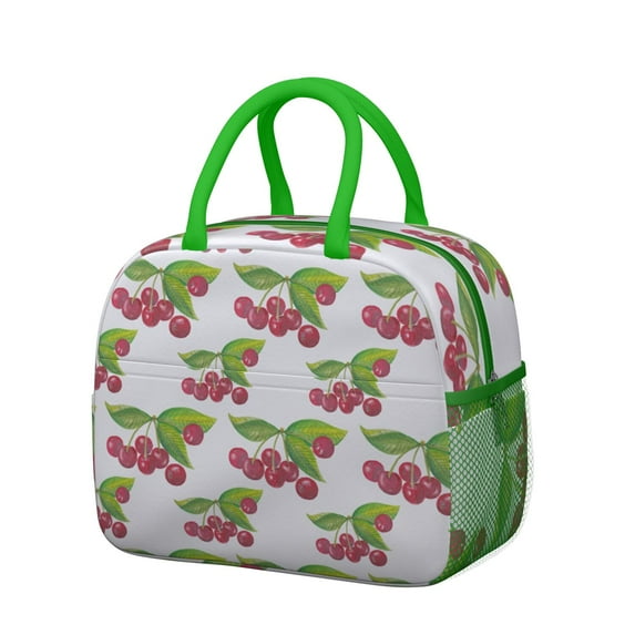 Lunch Bag Lunch Box for Women Reusable Insulated Lunch Bags,Water-Resistant Grapes Pattern Background Cooler Lunch Tote Bag, Large Capacity for Work Travel Picnic