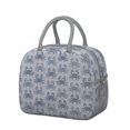 thumbnail image 1 of Lunch Bag Lunch Box for Women Reusable Insulated Lunch Bags,Water-Resistant Nautical Grey Crabs Cooler Lunch Tote Bag, Large Capacity for Work Travel Picnic, 1 of 6