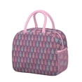thumbnail image 1 of Lunch Bag Lunch Box for Women Reusable Insulated Lunch Bags,Water-Resistant Pineapple Neon Light Purple Background Cooler Lunch Tote Bag, Large Capacity for Work Travel Picnic, 1 of 6