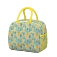 thumbnail image 1 of Lunch Bag Lunch Box for Women Reusable Insulated Lunch Bags,Water-Resistant Pineapple Pattern Cooler Lunch Tote Bag, Large Capacity for Work Travel Picnic, 1 of 6