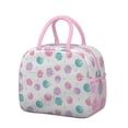 thumbnail image 1 of Lunch Bag Lunch Box for Women Reusable Insulated Lunch Bags,Water-Resistant Pink and Purple Seashells Cooler Lunch Tote Bag, Large Capacity for Work Travel Picnic, 1 of 6