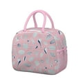 thumbnail image 1 of Lunch Bag Lunch Box for Women Reusable Insulated Lunch Bags,Water-Resistant Pink Sea Shells Beach Cooler Lunch Tote Bag, Large Capacity for Work Travel Picnic, 1 of 6