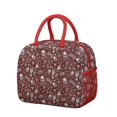 thumbnail image 1 of Lunch Bag Lunch Box for Women Reusable Insulated Lunch Bags,Water-Resistant Red Crossbone Pirate Party Supplies Poster Cooler Lunch Tote Bag, Large Capacity for Work Travel Picnic, 1 of 6