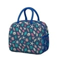 thumbnail image 1 of Lunch Bag Lunch Box for Women Reusable Insulated Lunch Bags,Water-Resistant Seashell Star Fish Summer Beach Cooler Lunch Tote Bag, Large Capacity for Work Travel Picnic, 1 of 6